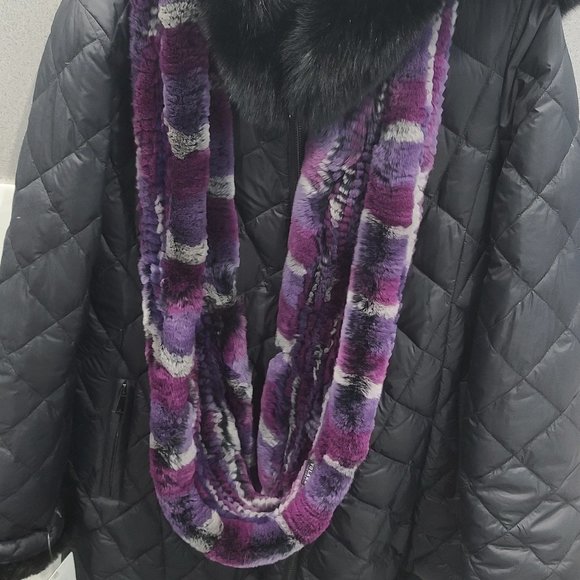 NW✅ BLUE DUCK FUR EVERSIBLE JACKET: FUR - FOX TRIM + FUR SCARF ✨BOTH NWT's - Picture 11 of 16